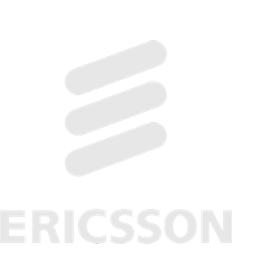 Ericsson logo vit bakgrund